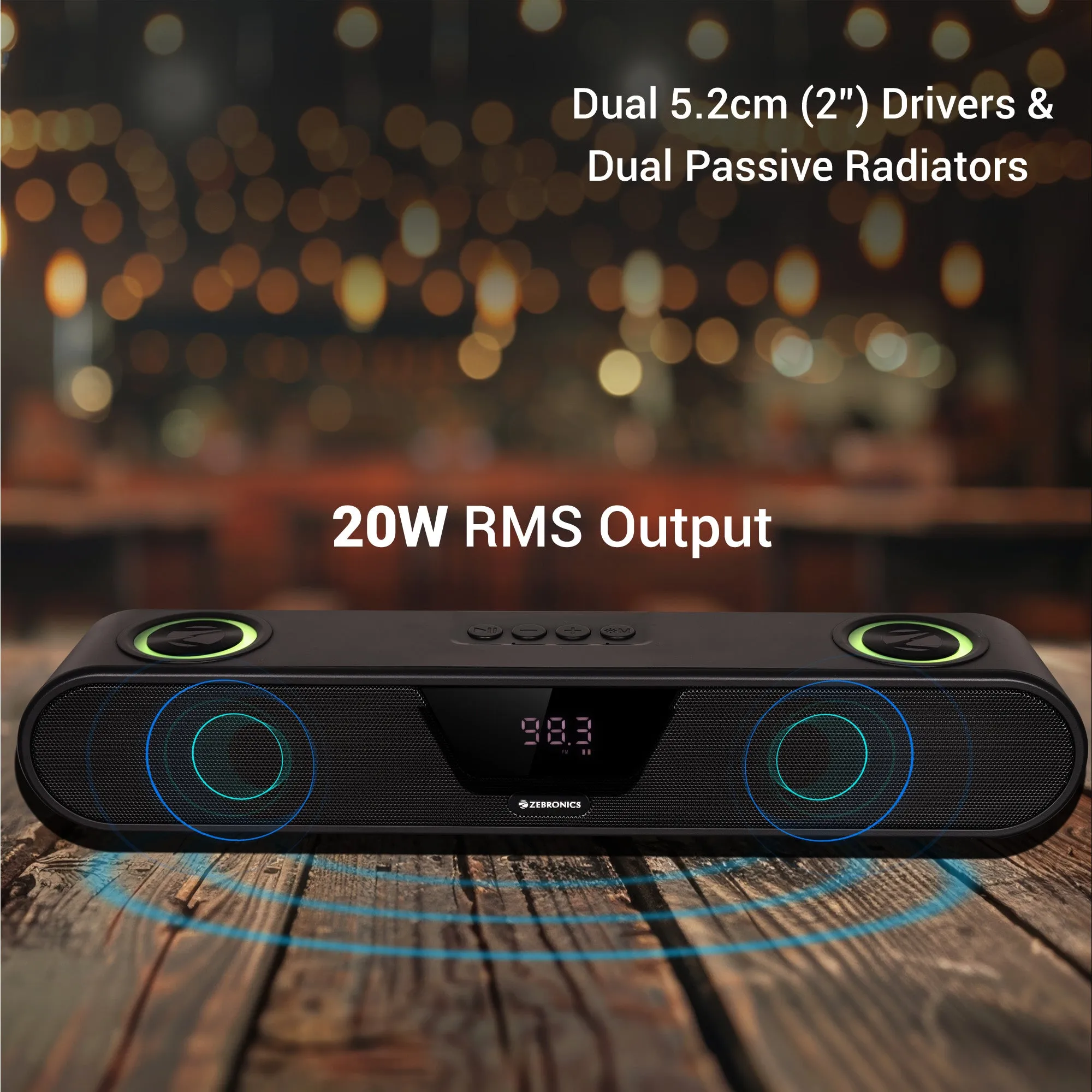 Zebronics Bluetooth Speaker 20w Astra 40 view 6